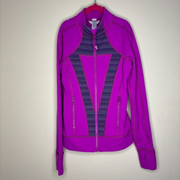 Ivivva Other - Ivivva girls hot pink define jacket size 10